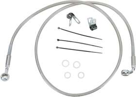 1741-2690 Drag Specialties 640110-2 Extended Stainless Steel Front Brake Line Kit