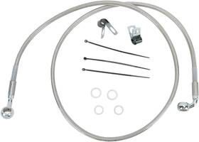 1741-2693 Drag Specialties 640110-8 Extended Stainless Steel Front Brake Line Kit