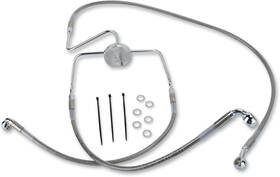 1741-2634 Drag Specialties 644410-2 Extended Stainless Front Brake Line Kit 16 Inch /32 #1741-2634