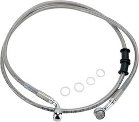1741-2780 Drag Specialties 680210 Standard Length Front Stainless Steel Brake Line Kit