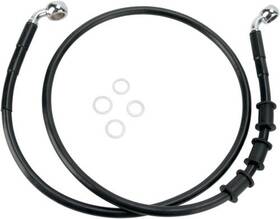 680219-8blk Drag Specialties 1741-2850 Extended Stainless Steel Front Brake Line Kit 680219-8blk Drag Specialties 1741-2850 Extended Stainless Steel Front Brake Line Kit