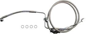 7qcov57ydz Drag Specialties Ss Rear Brake Line Kit Master Cylinder To Abs Controller Low Rider S 117 22-23