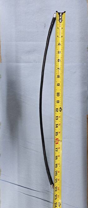 834246 Drag Specialties Ds Universal Vinyl Brake Line With An-3 Fittings 22 Inch