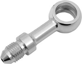 837854 Drag Specialties Ds 7/16 Inch X An-3 Male Banjo Straight Chrome