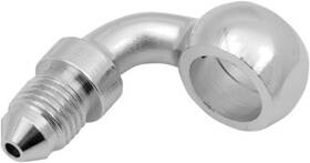 837856 Drag Specialties Ds 7/16 Inch X An-3 Male Banjo 90 Degree Chrome