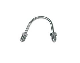 837862 Drag Specialties Ds An-3 Male X 3/8 Inch -24 Inverted Flare Union 150 Degree Chrome