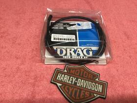 1741-2721 Drag Specialties 838-blk Harley Univ. 38 Inch Coated Stainless Steel Brake Line