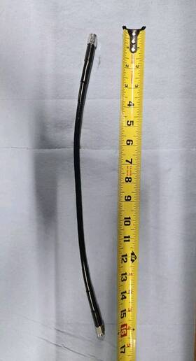 906769 Drag Specialties Ds Universal Vinyl Brake Line With An-3 Fittings 16 Inch