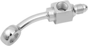 907559 Drag Specialties Ds 3/8 Inch 10mm X An-3 Male Banjo With Brake Switch Short 35 Degree Chrome