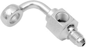 907560 Drag Specialties Ds 3/8 Inch 10mm X An-3 Male Banjo With Brake Switch Short 90 Degree Chrome