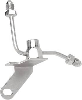 907572 Drag Specialties Ds Universal Rear Brake Tee With Switch Hole Chrome