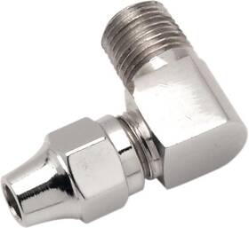 907575 Drag Specialties Ds 1/8 Inch Male Npt Brake Fitting 90 Degree