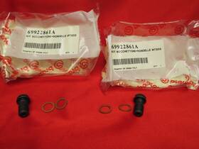 69922861a Ducati Brembo Caliper Master Cylinder Union Bolt 10mm X 1.0mm 2 Pcs
