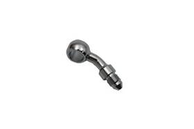 23-4053 Edelbrock Chrome 7/16 Inch Brake Hose Adapter Fitting 35 Fits Harley Davidson
