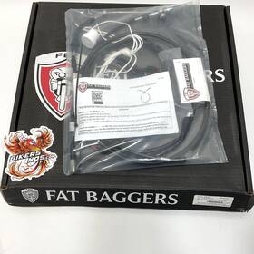 Fat Baggers Inc. 0662-1203 2023 Up Street Glide 14 Inch Ape Hanger Install Handlebar Kit