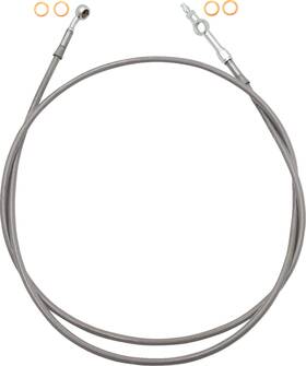 Fat Baggers Inc. 120067 Inc. Ez Install Brake Line - 67 Inch Stainless Steel Braid