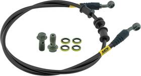 Fewlines001-60 Fewfuss Motorcycle Hydraulic Brake Oil Hose - Braided Steel Clutch 40cm Black