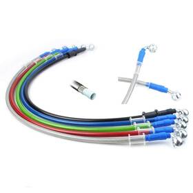 Fireyouracing 713194693360 4002400mm An3 1/8inch 28 90 Degree M10 Motorcycle Hydraulic Brake Line Oil Hose