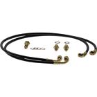 Fk003d242sb-blk Galfer Brakes Superbike Brake Line Kit Kawi Zrx
