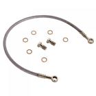 Fk003d589r Tusk Rear Atv Steel Braided Brake Line Standard Length Silver