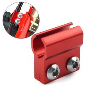 Flashbuyeasyusa 550743929279 Front Brake Hose Clamp Line Holder Red Fit Honda Cr80r Cr85r Cr125r Cr250r /500r