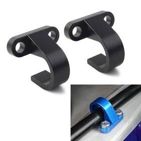 Flashbuyeasyusa 550746641673 2x Rear Brake Hose Clamp Guide For Yamaha Yz125 250/f Yz450f Yz85 03-22 Black
