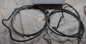 1741-4063 For Harley Davidson Magnum Designer Series Front Lower Brake Line Kit 14-2022 Touring Models B2