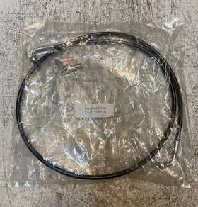 La-8100b13b For La Choppers Black Vinyl Coated Stainless Braided Brake Line