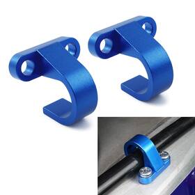 Fortodayyusa 550746609543 2x Rear Brake Hose Clamp Guide Blue For Yamaha Yz125 250/f Yz450f Yz85 03-22