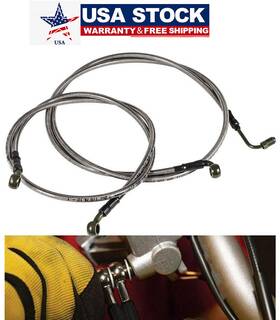 Fxqp532us Fx-motor 1068 Front And Rear Brake Lines Set For Atv Polaris Rzr 800/s 800/4 800/xp 900/570
