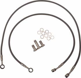 Fk003d186-2 Galfer Brakes Stainless Steel Front Hydraulic Brake Line Kit -