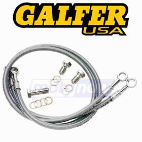 Galfer Brakes Mn/8v43 Rear Metric Cruiser Stainless Steel Hydraulic Brake Line Uv Galfer Brakes Mn/8v43 Rear Metric Cruiser Stainless Steel Hydraulic Brake Line Uv