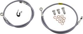 Fk003d281-2 Galfer Braking Brake Line Kit 2-line Front For Yamaha Fzs1000 Fz1 2001-2005