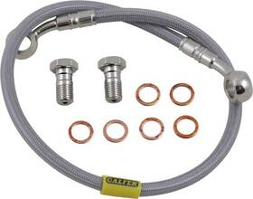 Fk003d485r Galfer Braking Rear Brake Line Clear Fits Kawasaki Zzr 600 2004-2008