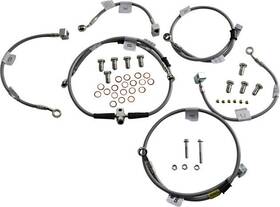 Fk003d924-7 Galfer Braking Brake Line Kit 7-line Front/rear Fits Yamaha Fz-10 2017