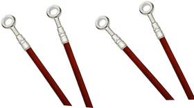 Fk003d957-1-red Galfer D9571-912r-red Red S.s. Front And Rear Brake Line Kit Fk003d912r-red