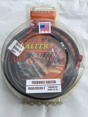 Galfer Fk002d585f 07-08 Yamaha Fz6 Front Brake Line Kit - Red