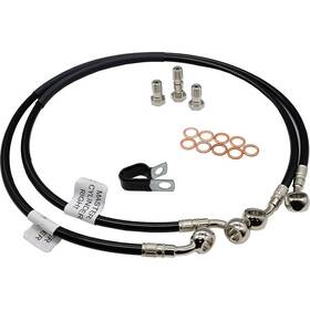 Fk003d512-2-bk-sl Galfer Front Brake Line Kit - Black 2
