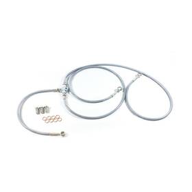Fk003d547-3-cl77 Galfer Front Brake Line Kit - Clear 3