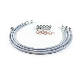 Fk003d606-5-cl77 Galfer Front Brake Line Kit - Clear 5
