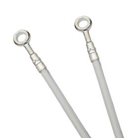 Fk003d912r-wht Galfer White Stainless Steel Rear Brake Line Kit