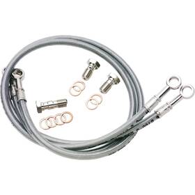 Cl77-fk003d417-2 Gbrakes Front Brake Line Kit - Clear 2 Fk003d417-2cl77