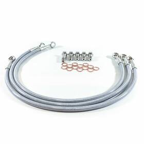 Gbrakes D775oem Xs750 Yamaha 1977 Xs 750 Braided Stainless Steel Front Brake Line Kit