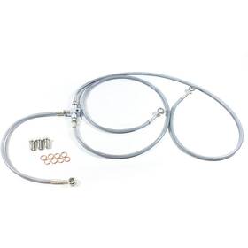Gbrakes Fk003d106-3 Galfer Front Brake Line Kit - Clear 3 Glf0001-x001-y381