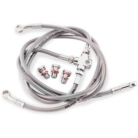 Fk003d145-3-cl77 Gbrakes Galfer Front Brake Line Kit - Clear 3 Fk003d145-3
