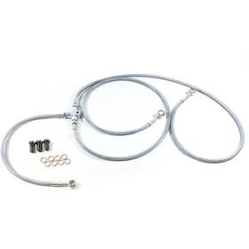 Fk003d699-3-cl77 Gbrakes Galfer Front Brake Line Kit - Clear 3