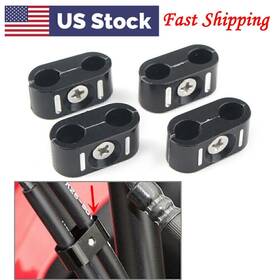 Goodbcdus 420014651782 For Harley 1984-later Cnc Brake Throttle Cable Wire Line Clips Holder Clamp Us