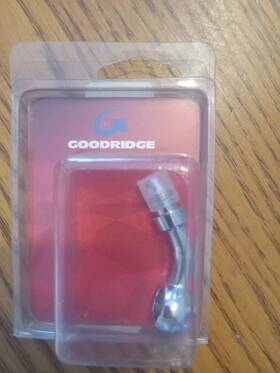 036053 Goodridge Harley Davidson 10mm 35d Banjo #3 Adapter Fitting Brake Hose Honda End