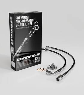 12411r Goodridge Fits 05-19 Chrysler 300 Stainless Steel Rear Brake Lines