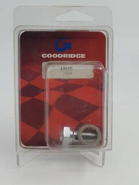 14035 Goodridge Chrome Steel 10mm Banjo Bolt Harley Davidson Motorcycles New